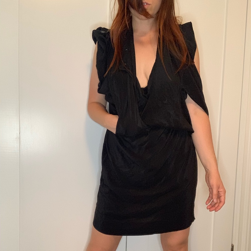 Silk Cocktail Dress with Pockets from All-Saints